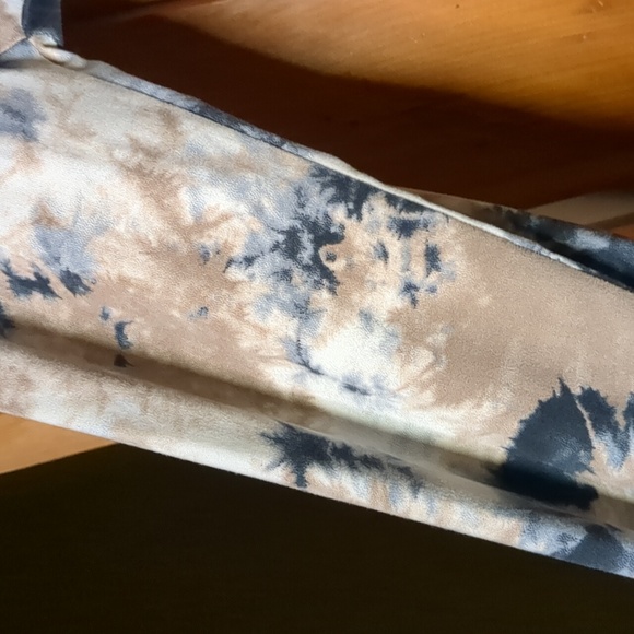 Egs by Elogés* ruched pant w pkts and v neck trim top tye dye jogger set size S/ - Picture 8 of 11